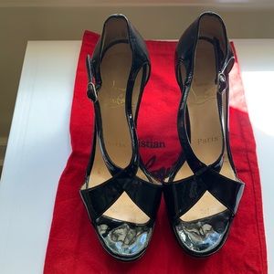 Christian Louboutin Patent Wedges